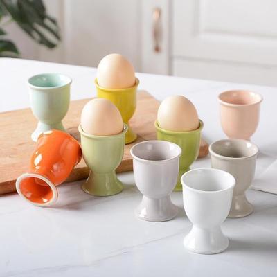 High-End Ceramic Egg Holder - Creative Breakfast Tableware