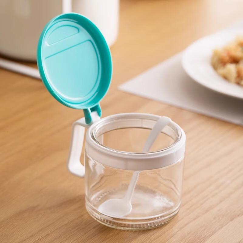 Camellia 300ML Round Glass Seasoning Jar Set