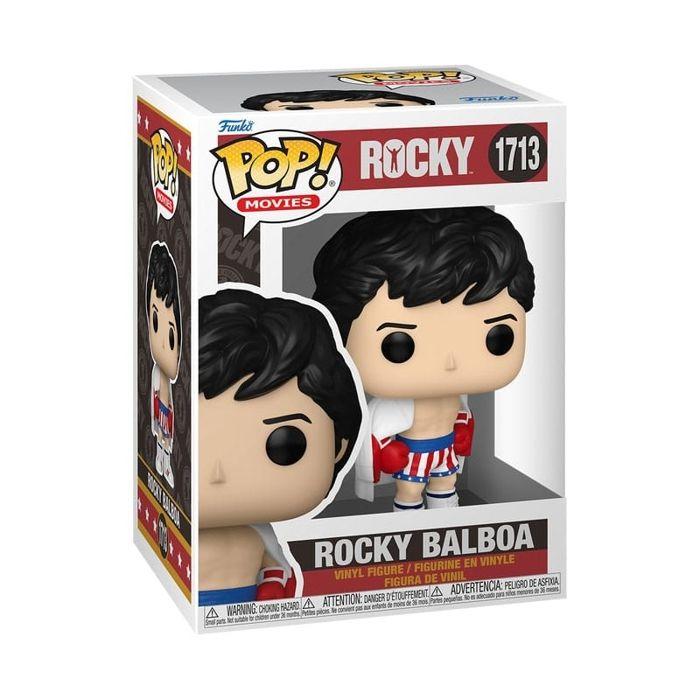 Figurine - funko - pop movies rocky - rocky balboa n°1713 - vinyle - 9 cm - multicolore