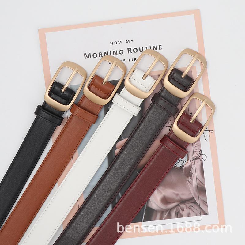 Women S Fashion Pin Buckle Belt For Jeans Casual Versatile Ladies Belt