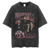 Movie Scarface Vintage Washed Tshirt Tony Montana Face Al Pacino Oversized Tshirts Men Women Fashion Hip Hop Gothic T Shirts