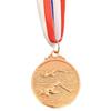5cm Swimming Medal Competition Awards with Neck Ribbon Metal Winner Medals Gold/Silver/Bronze Medal for Sports Competition