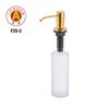 Custom 500ml Kitchen Manual Black Hand Dish Soap Dispenser Stainless Steel for Kitchen Sink Factory in China
