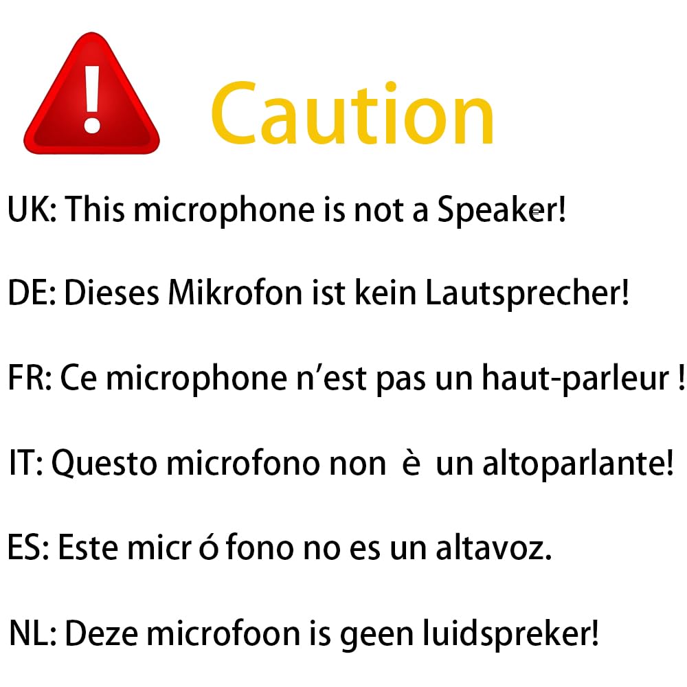 Fyvadio USB Conference Omnidirectional Condenser Microphone for with Mute Compatible with Online Zoom and Skype Plug and Play Microphone, 360° PC,