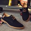 2026 Mens Shoes British Suede Leather Oxford Casual Shoes New Classic Sneakers Comfortable Footwear Dress Shoes Large Size Flats