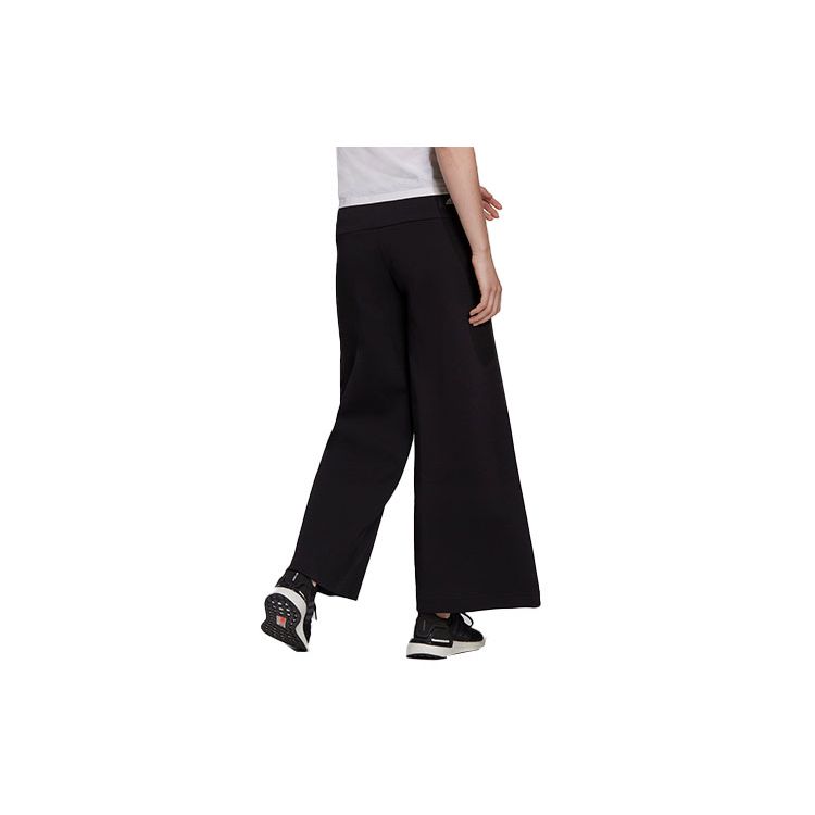 Adidas Широкие спортивные брюки со средней талией и завязками на талии Женские брюки — фото 3