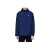 Adidas Originals Trefoil Small Logo Sport Windproof Half-Zip Hooded Jacket Men Jackets Navy DU7856