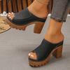 Sandals Trendy Opentoe Chunkyheeled Ideal For Weekend Adventures Romantic Dates And Casual Daily Outfits Women Shoes