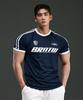 BORN TO WIN Brntw Track Line T-Shirts [Dark Navy]