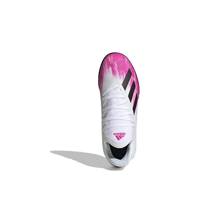 adidas X 19.3 Amortiguación Antideslizante Resistente a la Abrasión Caña Baja Zapatillas de Fútbol para Niños Blanco Rosa Negro Niños' EG7174