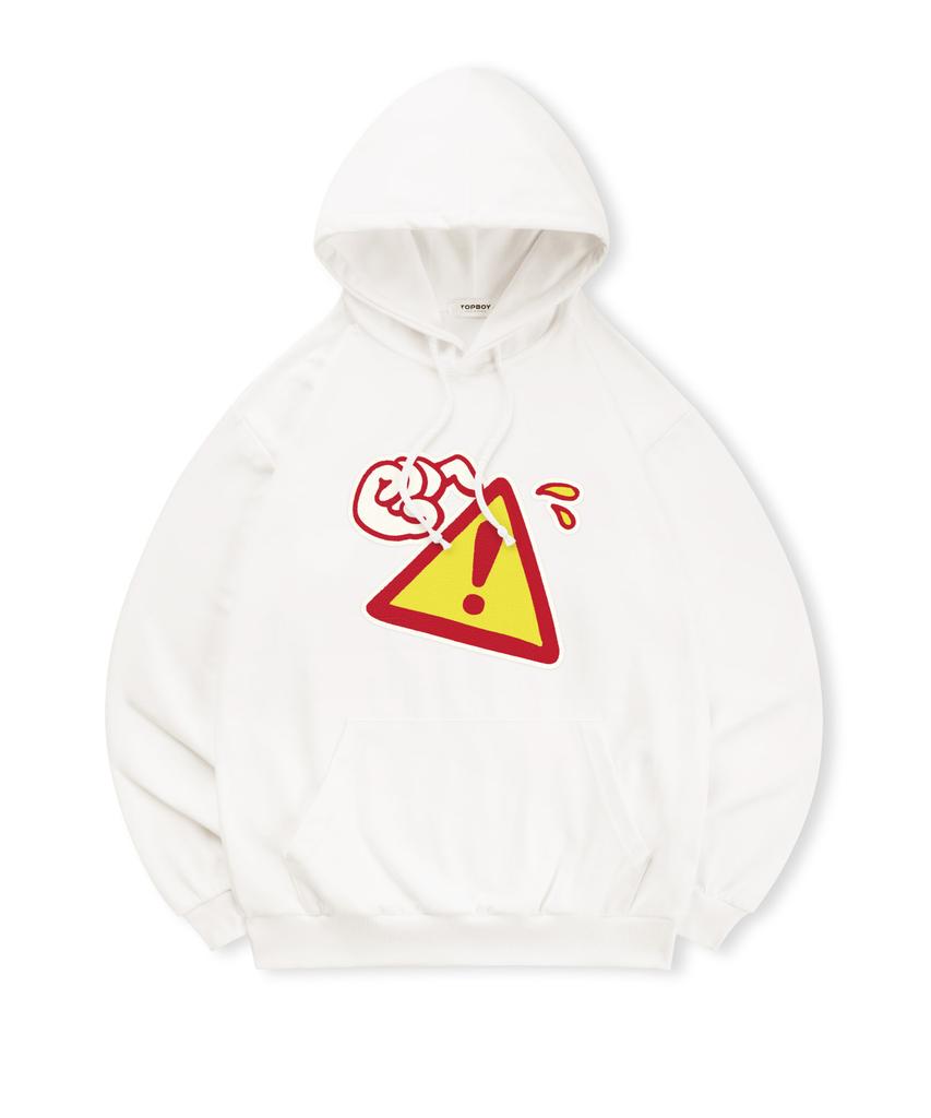 [Non-Fleece Or Fleece] Cursion Print Hooded Sweatshirt (C Type)