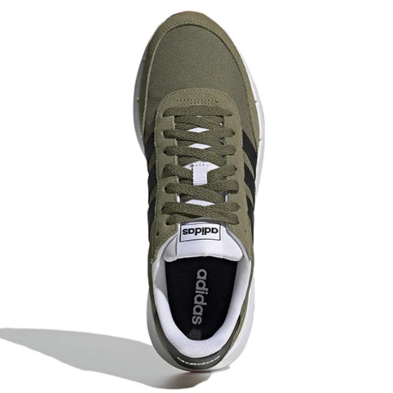 adidas Run 60s 2.0 Focus Olive Core Black Cloud White Sneakers GY3703