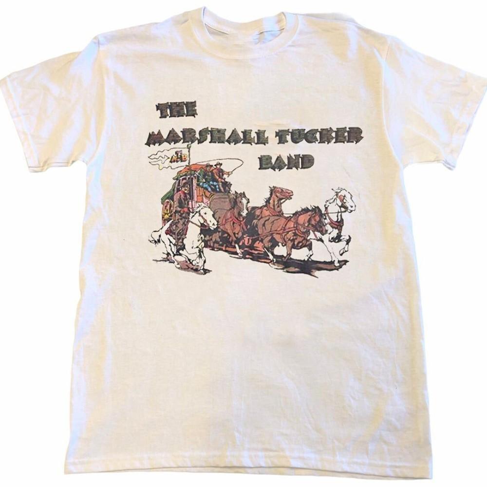 Vtg The Marshall Tucker Band Tuckerized Cotton White All Size Unisex Shirt 21D M