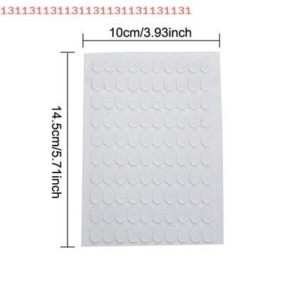 200pcs Nail Double-Sided Adhesive Tape Manicure Strip for False Nails Display Traceless Tools 2 Sheets Per Pack