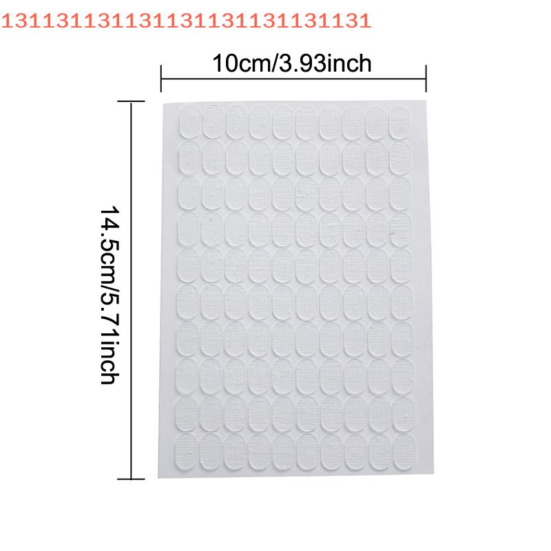 200pcs Nail Double-Sided Adhesive Tape Manicure Strip for False Nails Display Traceless Tools 2 Sheets Per Pack