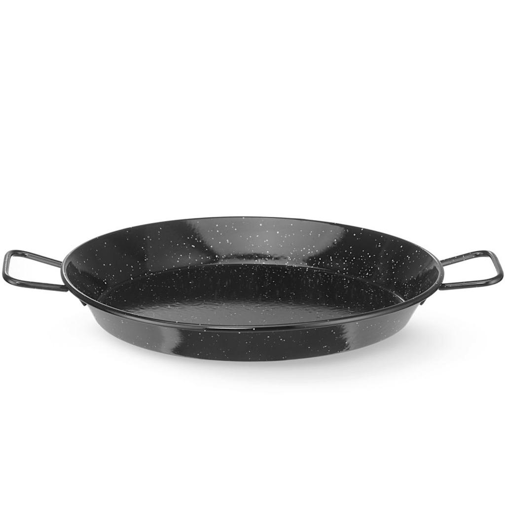 Enameled frying pan with two handles, diameter 300 x 50 mm