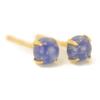 K18 Natural Lapis Lazuli Earrings [Sold As a Pair for Both Ears] Lapis Lazuli Earrings Yellow Gold Earrings K18 K18 K18YG K18yg 18k Gold Yokomountain