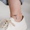 BICYCLE TROPHY Pickman Daily Beads Anklet 02 (PEACH / 3mm Miyuki Beads)