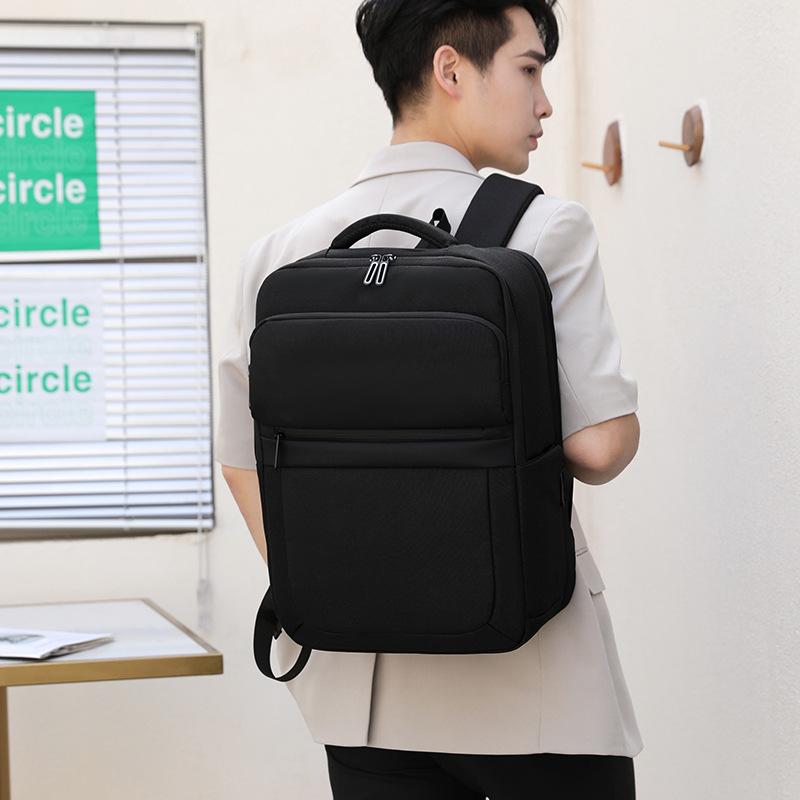 New Fashion Simple Trend Large Capacity Backpack Men's Multifunctional Backpack 1