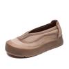 Fashion Flats Platform Sandals Shoes Woman Casual Loafers Soft Leather Shallow Brand Retro Women's Sneakers Summer Slingback Sandalias