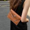 Fashionable Swift Cowhide Kelly Crossbody Bag for Women - Versatile, High-End Genuine Leather Shoulder Bag with Light Luxury Feel