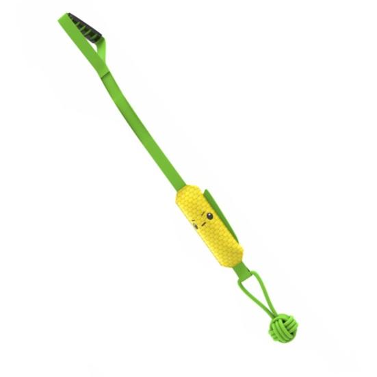 

Игрушка для перетягивания каната для собак Дизайн животного Пищащая жевательная игрушка с узлом и шариком Интерактивная веревка для перетягивания с ручкой для чистки зубов Игры на улице и в помещении