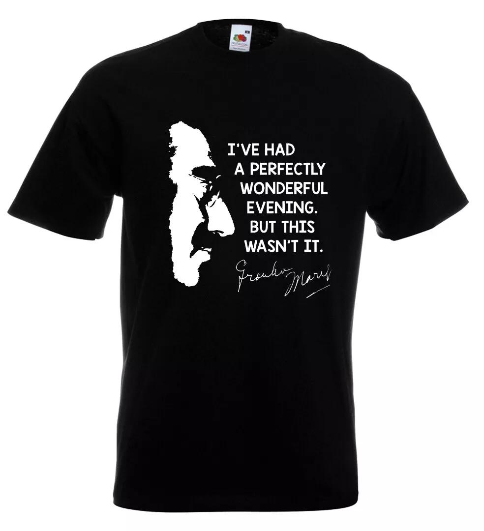 

Футболка Граучо Маркса Братья Маркс У меня был совершенно замечательный вечер, но.. 3XL