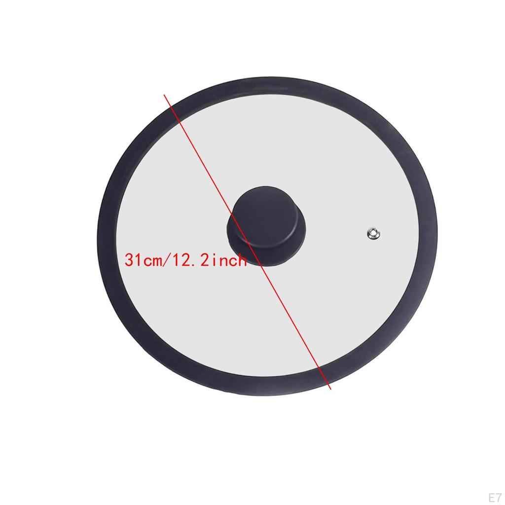 Lightweight Silicone Lid Replacement Cover for Cookware Including Wok and Skillets
