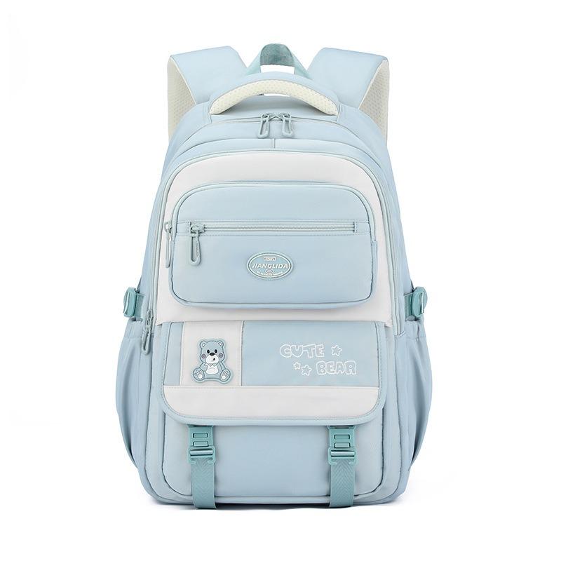

2026 New Junior High School Backpack Comfortable Primary School Girls Students Grade 3-6 School Bag Light Breathable Widened Large Capacity Book Bag небо синє кольору