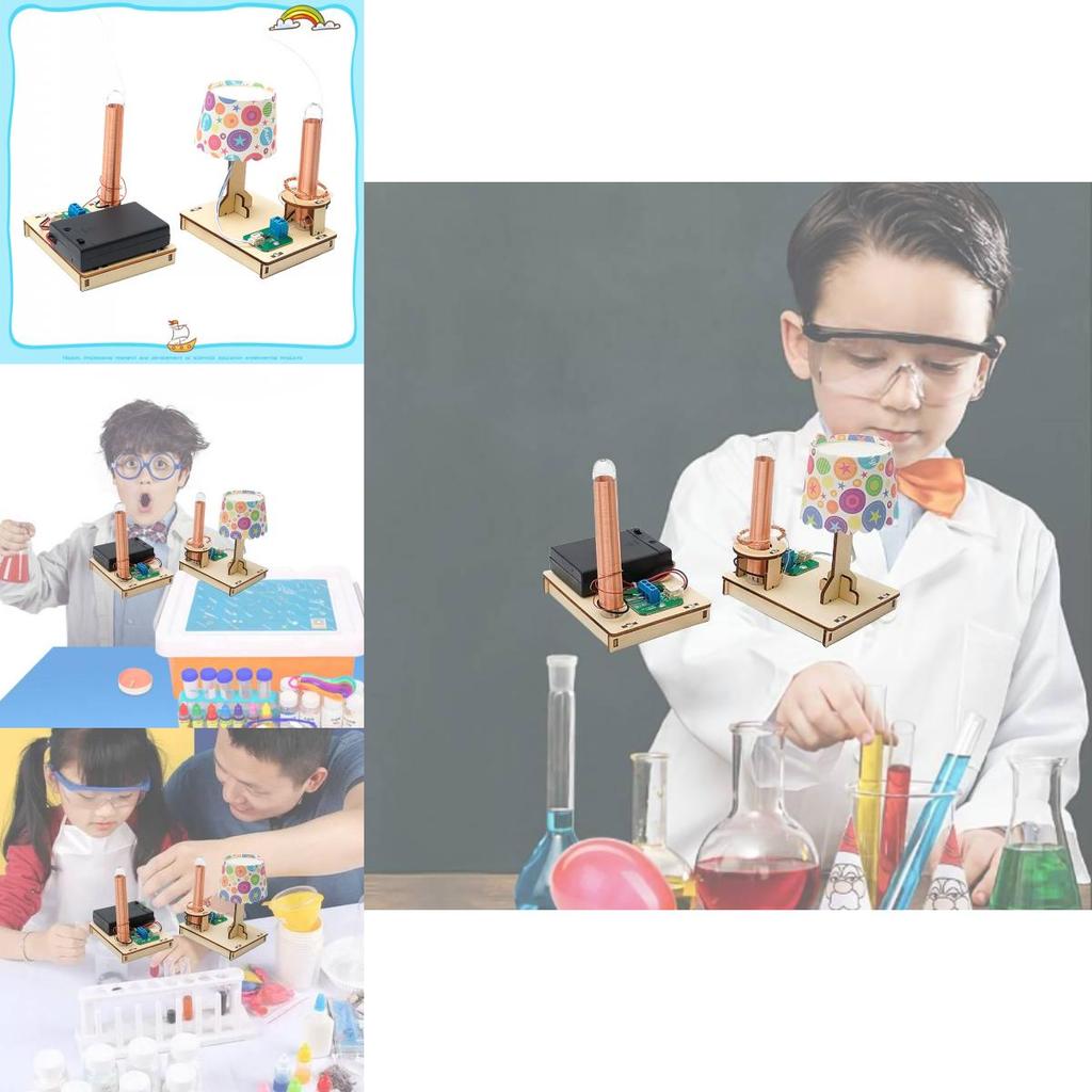 העברת כוח אלחוטית ערכת ניסוי מדעית DIY חומר עץ ניתן להתאמה אישית