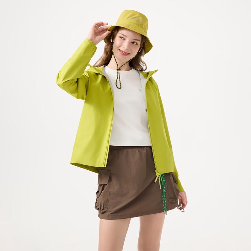 Tamboer Women's Hooded Short Outdoor Protective Jacket TB5162752A