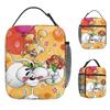 Borsa Pranzo Carina Diddl Divertente Scatola Pranzo da Viaggio Portatile Borsa a Tote Sacchetti per Cibo per Adulti Stampa Oxford Borsa Termica