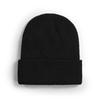 Fashionable Custom Embroidery Logo Solid Color Warm Winter Beanie Knit Hat