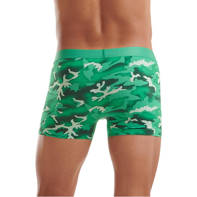 Adidas Elastic Waistband Jacquard Printed Panel Boxer Briefs 2-Pack Men Underwear 4A2M57-932