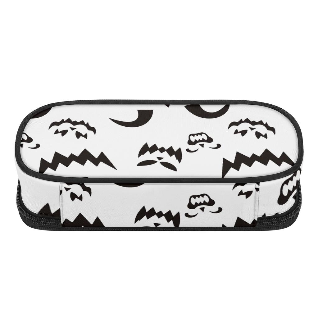 Pencil Case Neat Design 300D Polyester Smooth Zipper with Main Pocket Mesh Layer and Removable Pen Divider for School and Study