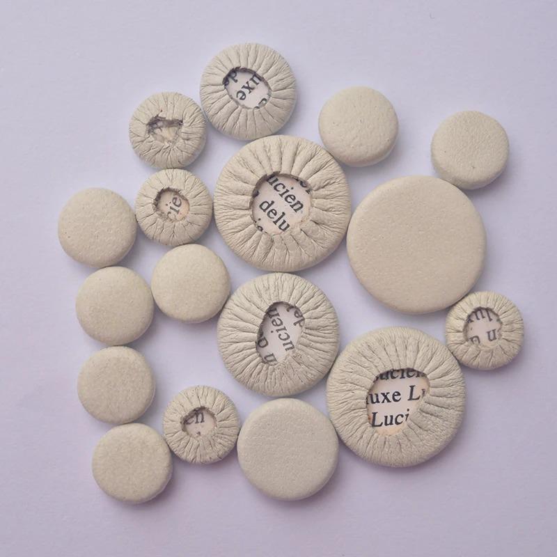 17pcs Clarinet Pads sound hole mat sheepskin