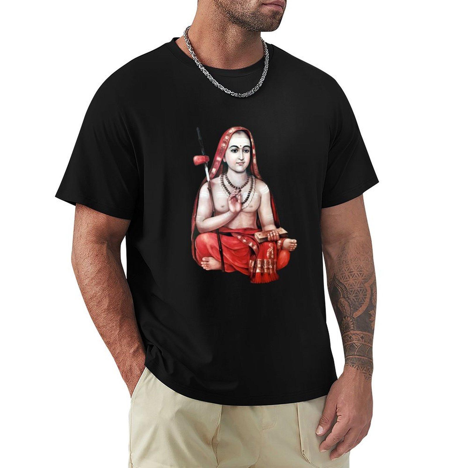 

Adi Shankara TShirt funny costumes customs design your own anime figures tshirts for men 4XL
