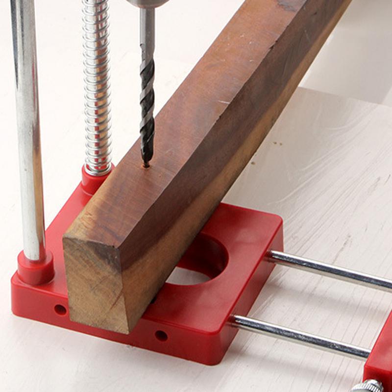 Electric Drill Hole Locator Woodworking Drill Locator Adjustable Punch Locator Hole Drill Stand Positioner Dowel Jig Puncher