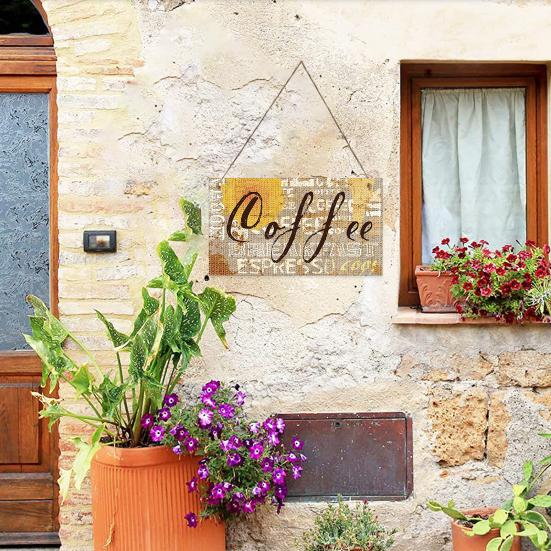 Front Door Sign Exquisite Pattern Lanyard Design Smooth Edge Burr