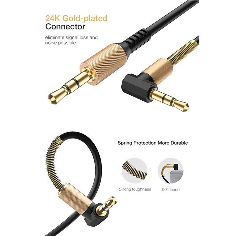 3.5mm Car Audio Cable Male to Male Cord Jack Aux Cable for iPhone Samsung/ Headphone/ Xiaomi/Huawei/ Speaker Dropshipping