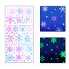 Festive Window Clings Colorful Christmas Decor Christmas Party Decor Easy Application Process Illuminated Decorative Elements