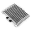 Oil Radiator 13 Row Universal Motorcycle Engine Oil Cooler Cooling Radiator Replacement 125-250CC Silver Cooling