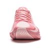 Li Ning Cushioning Slip Resistant Abrasion Resistant Breathable Rebound Grip Low Top Basketball Shoes Men's Pink ABAW007-2