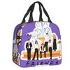 Benutzerdefinierte TV-Show Friends Symbol Lunchtasche Herren Damen Kühlbox Thermisch Isolierte Lunchboxen für Schüler Schule