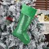 Present Bag Large Colorful Sequins Christmas Stocking for Family Celebration Holiday Indoor and Outdoor Decoration