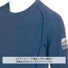 Hidamari Everest Urban Long Sleeve Thermal Size Navy Men's Underwear, XL, [QMU923]