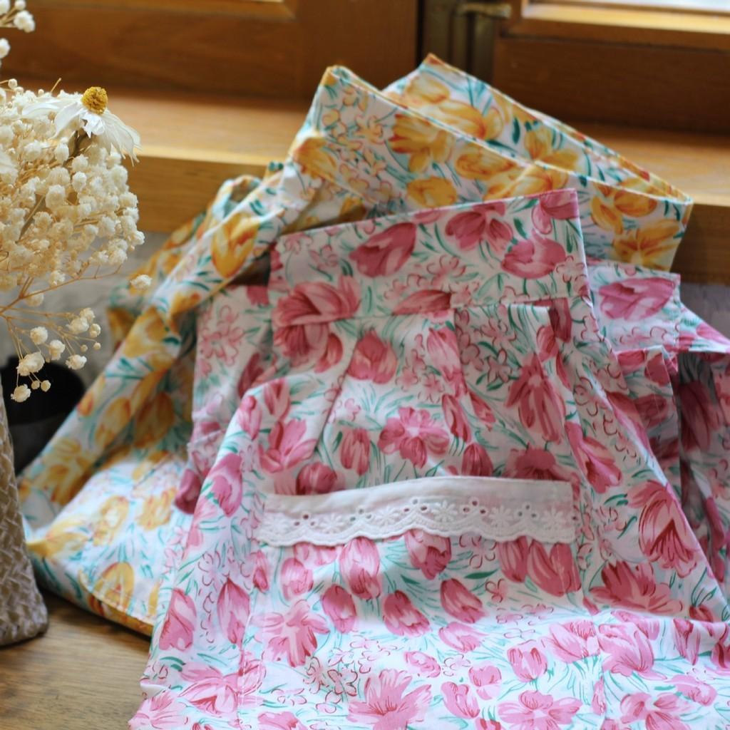 Cotton Half Apron For Kitchen Protects Clothing In Home Cooking