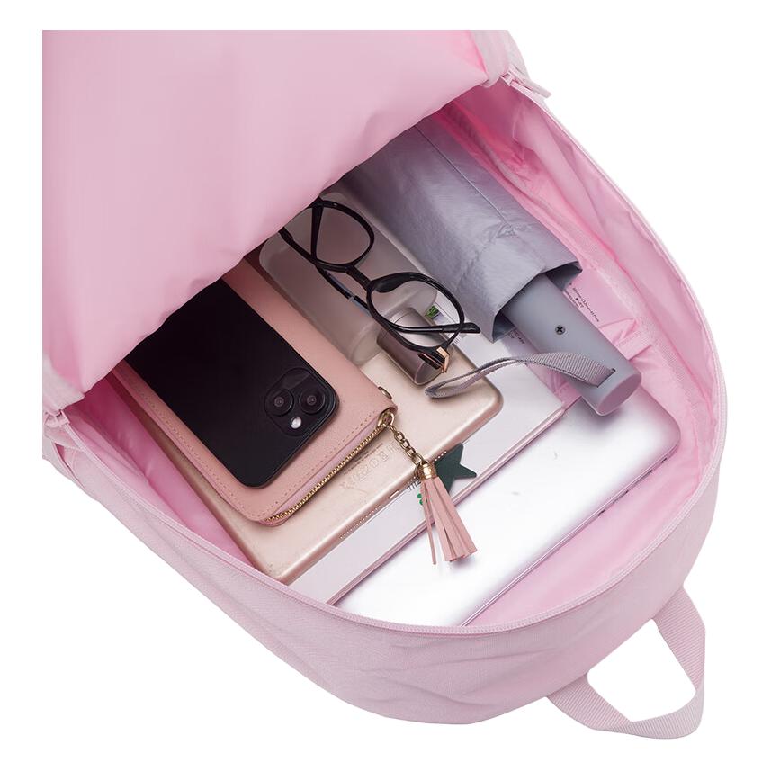 Nike 21L Brand Logo Simple Large Capacity Polyester Backpack Medium Unisex backpack Light-Pink N32533091GS-001