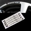 4/8pcs Mercedes-Benz AMG Car Hub Wheel Cover 3D Car Stickers Aluminum Alloy AMG Stickers Wheel Cover Badge Stickers Auto Parts