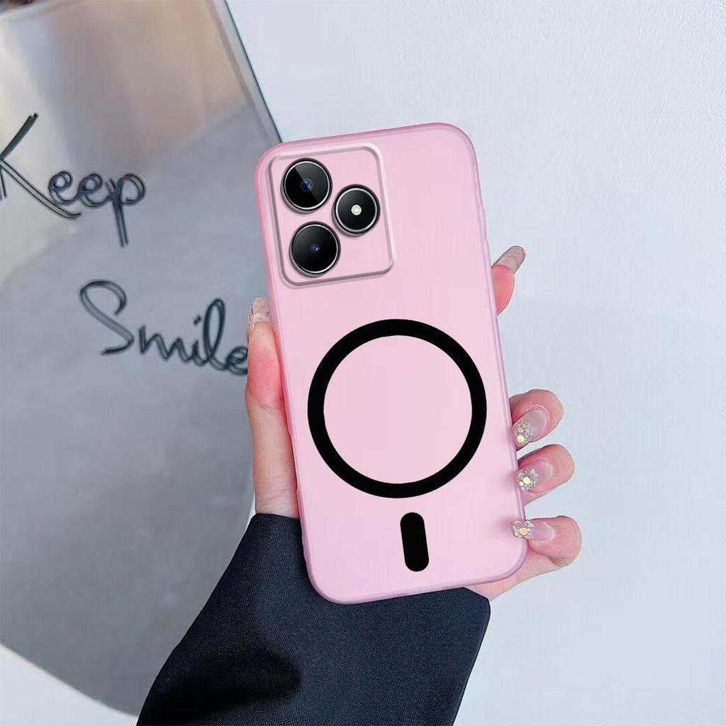 Hülle für realme C53, C51, Note 50 4G Premium Magnetische Matte Handyhülle Schutzhülle